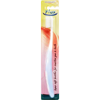 แปรงสีฟัน ขน นุ่ม เล็ก สำหรับโรคเหงือก เฟล็ก Flex ด้ามเรียบ Tooth brush Dr.Phillips Sensitive Flex Brush ขนนุ่ม