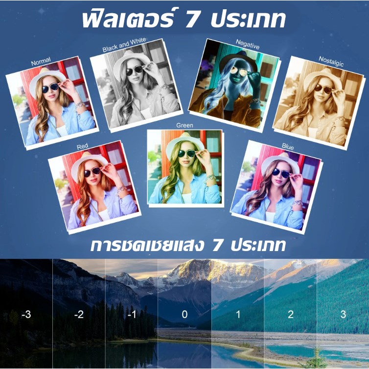 กล้องดิจิตอล WIFI Digital Camera 64MP 4K 18X กล้องเซลฟี่หน้าจอพลิกได้ 180° กล้องถ่ายวิดีโอรูป Vlogกล้องสำหรับการเดินทาง