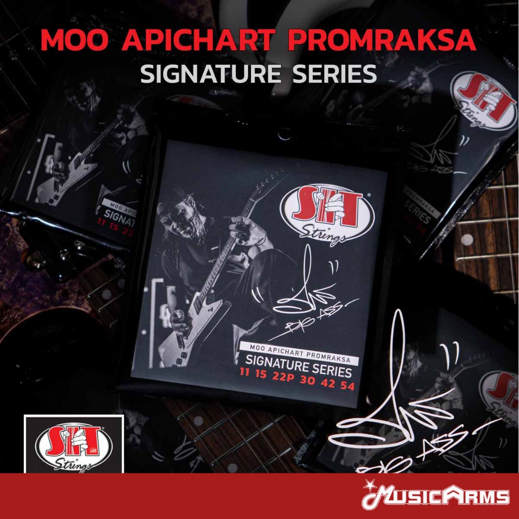 SIT Moo Bigass Signature Electric Guitar String สายกีตาร์ไฟฟ้า SIT รุ่น Moo Bigass Signature Musi