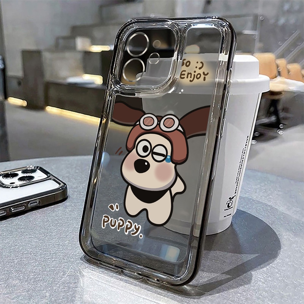 จัดส่งทันที เคสไอโฟน 16 กรณี for iPhone 11 13 12 14 15 Pro Max XS Max X XR 7 8Plus การ์ตูน Clear กันกระแทก Space Case