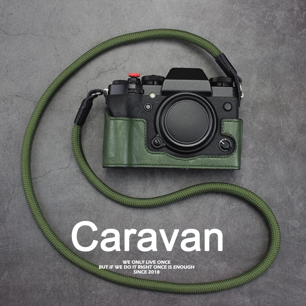 Caravan Crew สายคล้องกล้อง คล้องคอ แบบผ้า