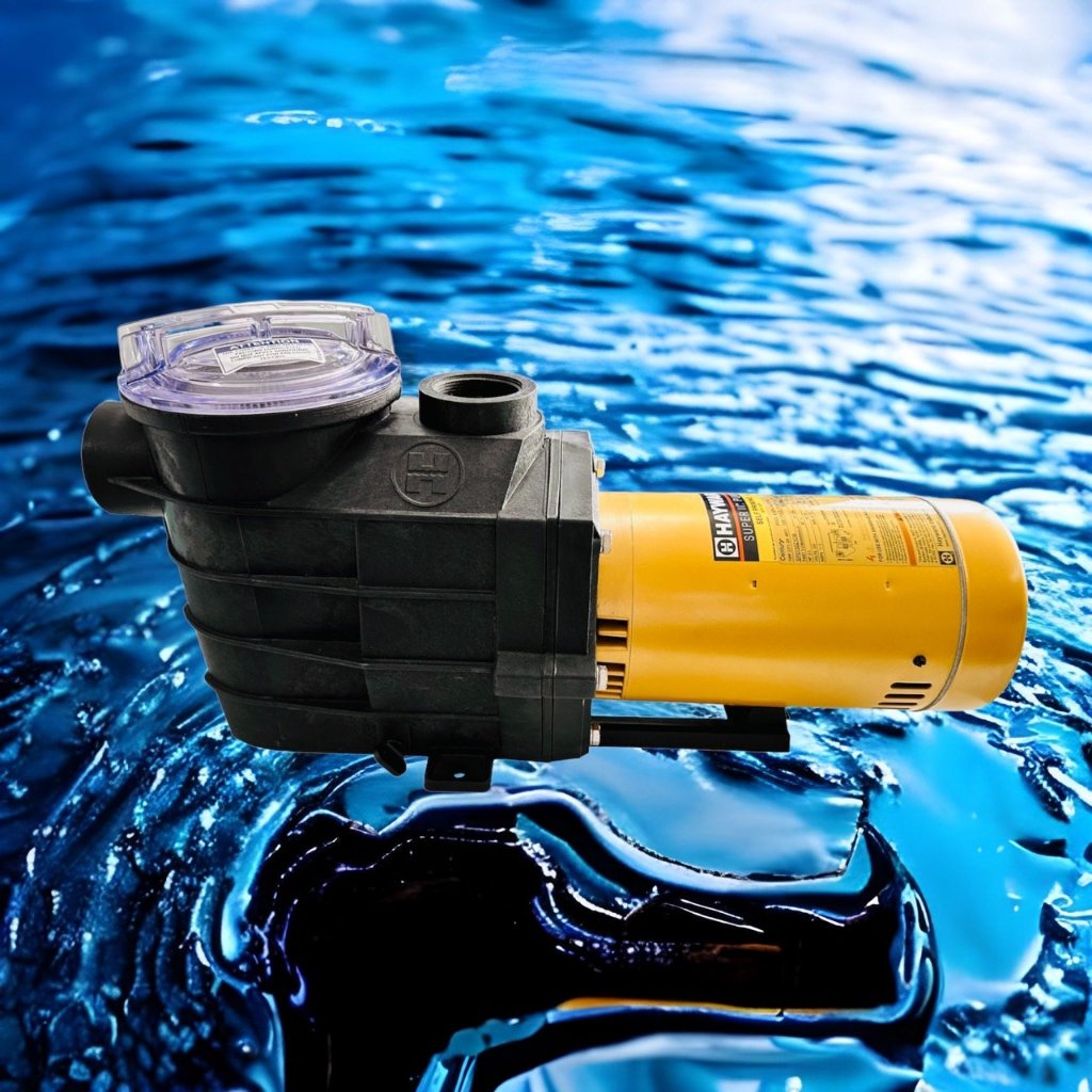 Hayward Super II ปั๊มสระว่ายน้ำ self-priming ให้อัตราการไหลของน้ำที่มีประสิทธิภาพสูง มี 1HP- 3HP