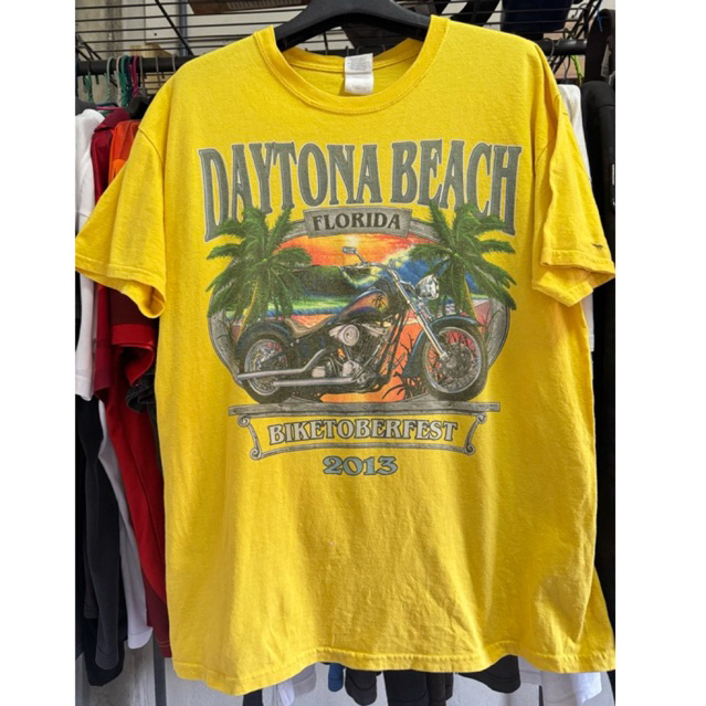 เสื้อยืดมือสอง Daytona Bike Week size 21x29