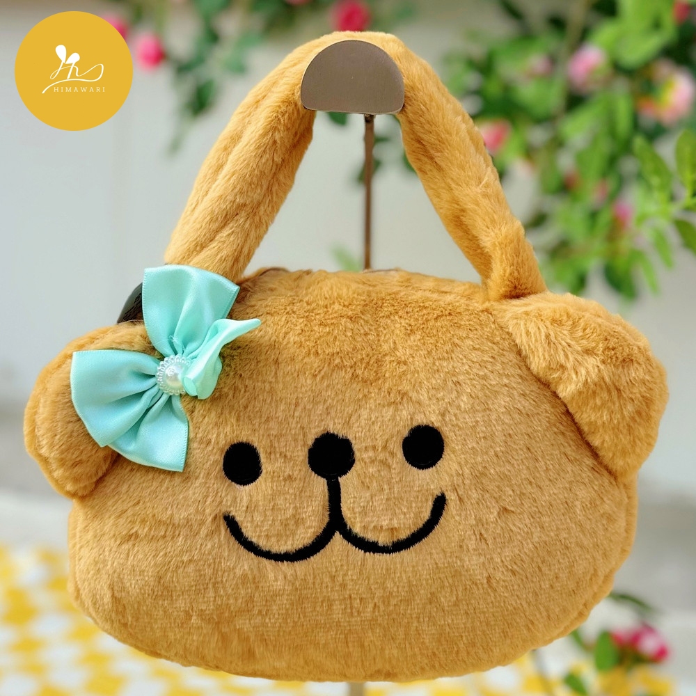 HIMAWARI丨กระเป๋าถือ กระเป๋าสะพายข้าง กระเป๋าขนนุ่มนิ่ม plush bag น้องน่ารักมากๆ สไตล์เกาหลี