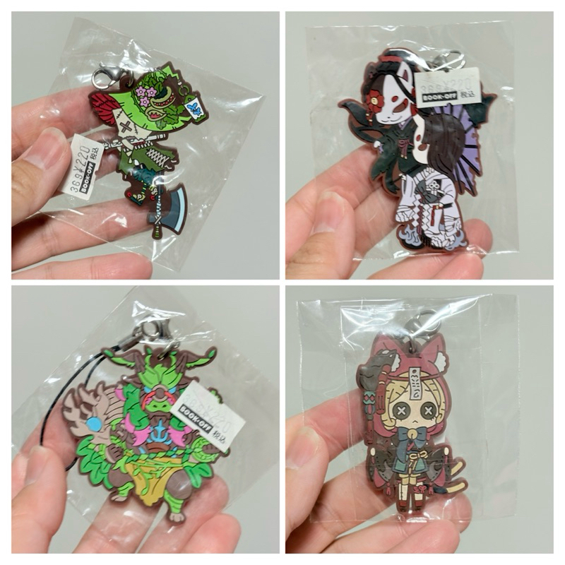 (พร้อมส่ง งานแท้ญี่ปุ่น)  พวงแป้นยาง  อนิเมะ Identity V อนิเมะ เกม สยองขวัญ