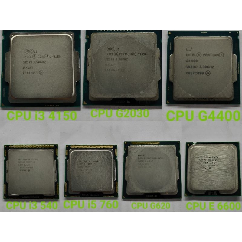 CPUINTEL/i3-4150/G-2030/G-320/i3-540/i5-760/E-6600/G-4400