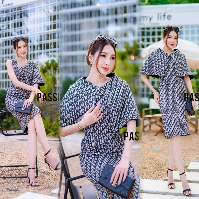 A441 งานป้าย PASSION เซตเดรสกระโปรง