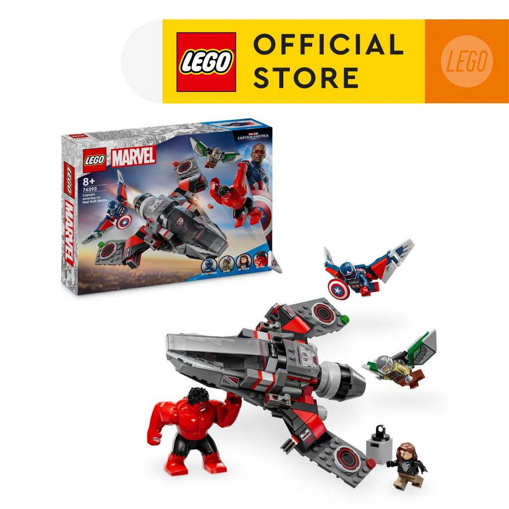 LEGO Super Heroes Marvel 76292 Captain America vs. Red Hulk Battle (223 Pieces)