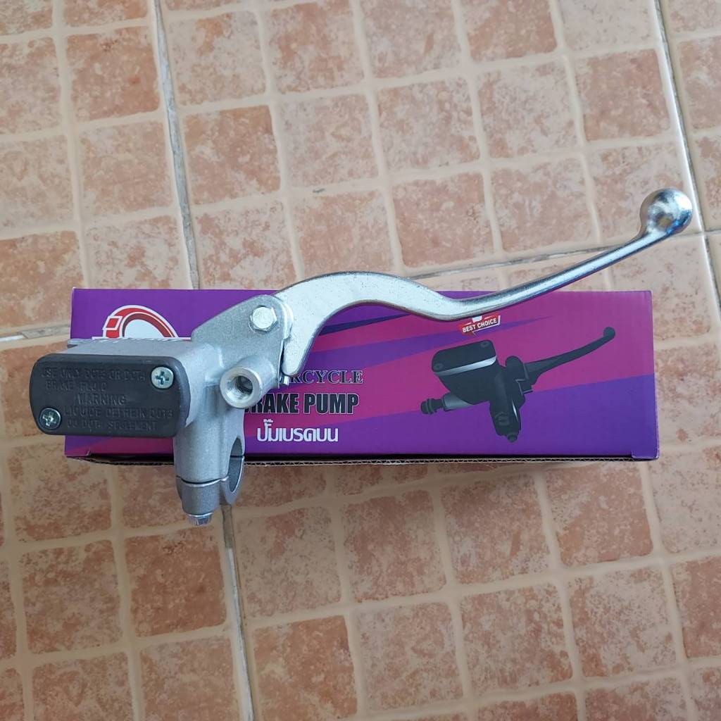 ปั้มเบรคหน้าบนเดิม  พร้อมก้านเบรค  รุ่น  Scoopy-i ตัวเก่า แบรน ICOM