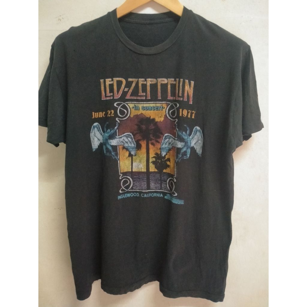 Led Zeppelin Inglewood 1971 Tour เสื้อตอกปี2013