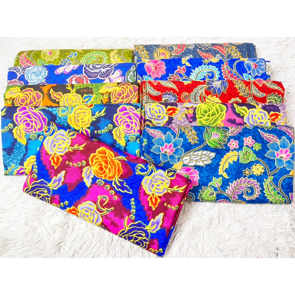 5 ชิ้นผสม ลายโสร่งลายบาติกมาใหม่ ผ้าถุง ผ้าถุงลายสวย ลายโสร่ง ลายดอกไม้ กว้าง 2 เมตร เย็บแแล้ว สวย พร้อมใส่