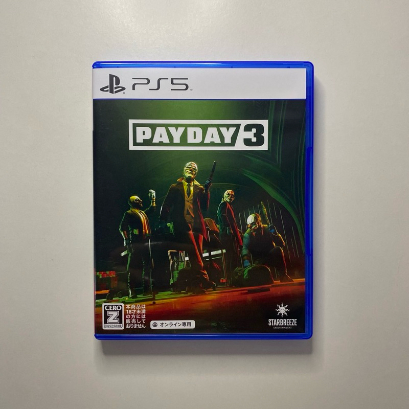 PS5 Game : PAYDAY 3 📀 แผ่น JP ภาษา ENG 🏴󠁧󠁢󠁥󠁮󠁧󠁿