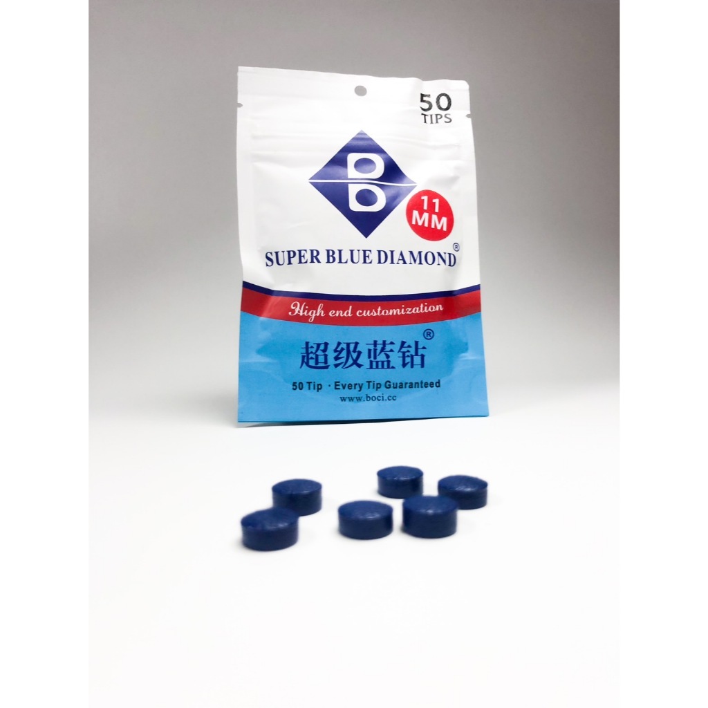 หัวคิวSUPER BLUE DIAMONDแบบถุงขนาด 11 มิล (ราคาต่อ 1 หัว)