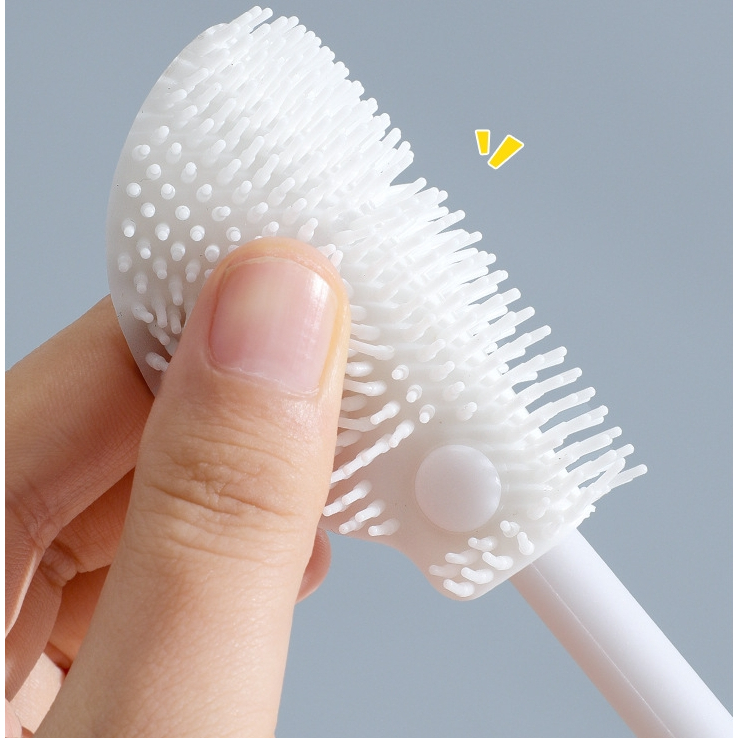 แปรงล้างขวดซิลิโคน แปรงล้างแก้ว ขวดนม ที่ล้างขวด ด้ามจับยาว สําหรับทําความสะอาดถ้วยแก้ว แปรงทำความสะอาด