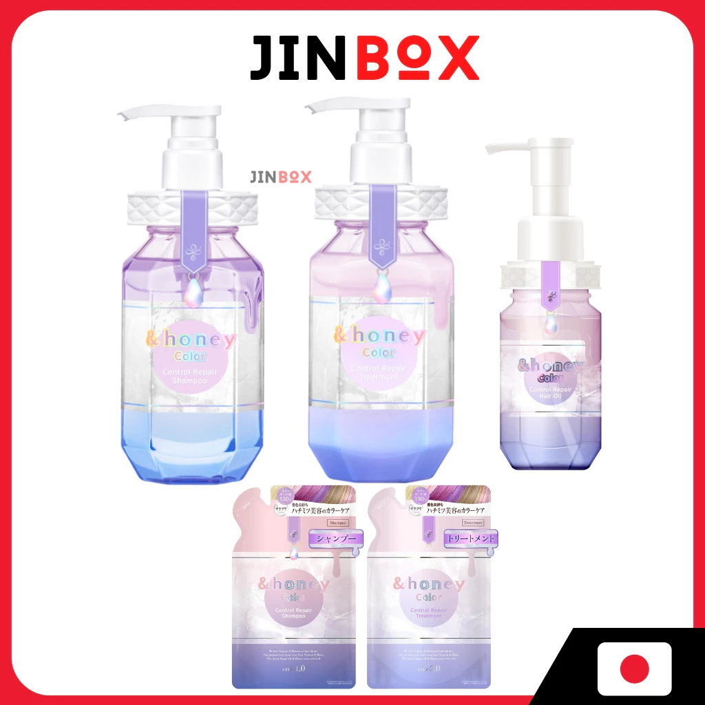 & Honey honey Control Repair Shampoo ,Treatment ,Hair Oil  Hair Color Hair Care, Made in Japan