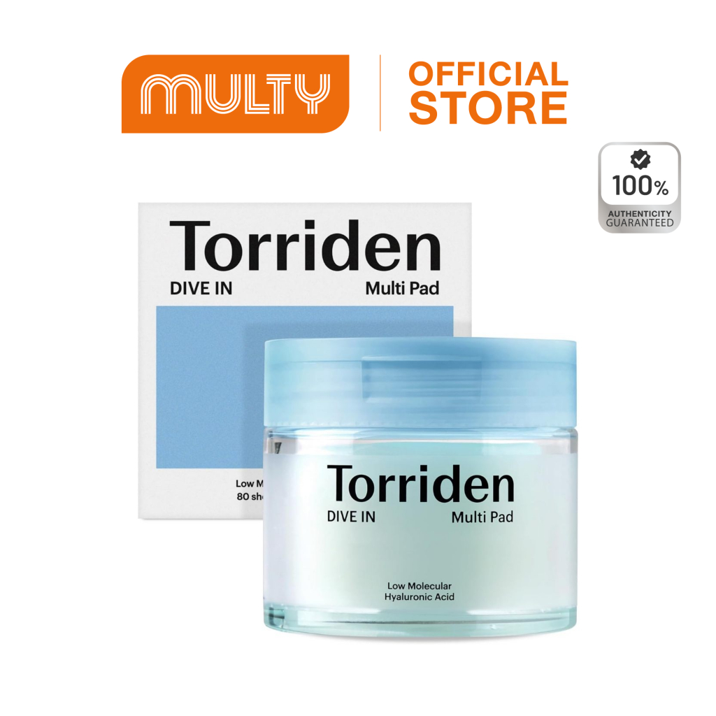 Torriden DiveIn Low Molecule Hyaluronic Acid Multi Pad 80ea