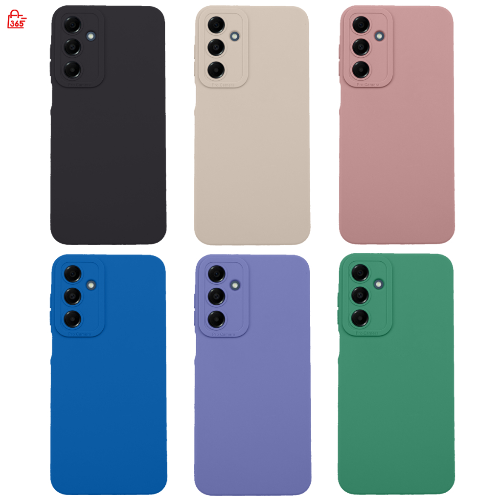 เคส สำหรับ Samsung Galaxy A16 LTE 4G 5G เคสซิลิโคนนิ่ม กันกล้อง TPU สีพื้น
