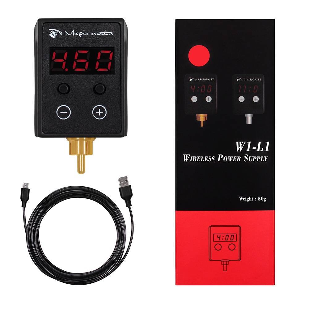 Mini รอยสัก แบตเตอรี่สัก แหล่งจ่ายไฟไร้สาย แบตเตอรี่ขนาดเล็ก จอแสดงผล LCD แบตเตอรี่เครื่องสัก - รูปที่ 5