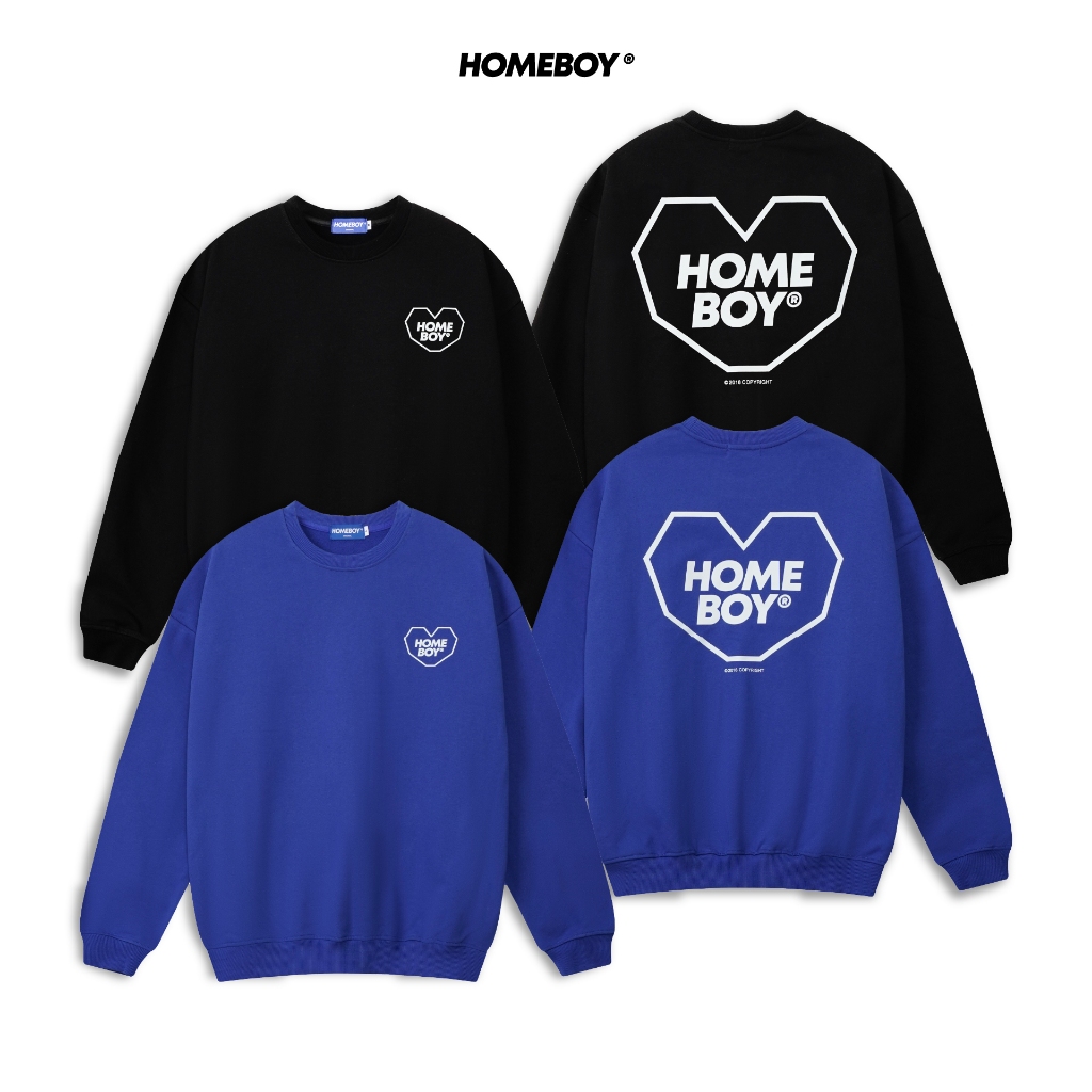 HOMEBOY เสื้อแขนยาวUNISEX รุ่น HB.HEART.SWEATER