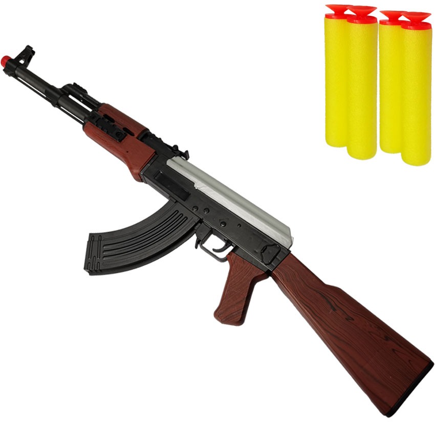 ของเล่นเด็ก โมเดลจำลอง ทรงakพลาสติก ใช้ลูกโฟมและแบบอื่น AK123