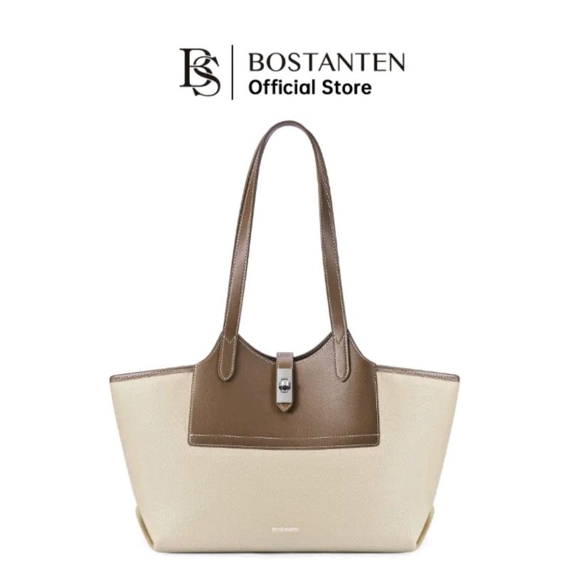 Bostanten ถูกกว่าร้านอื่น กระเป๋าสะพายไหล่ สีApricot Brown