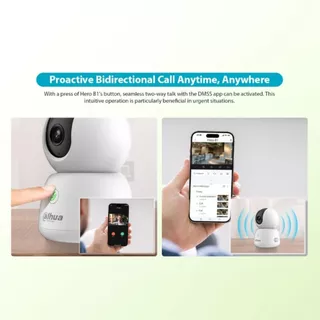 Dahua กล้องวงจรปิด Wifi รุ่น HERO B1 DH-H3B /H5B คมชัด 3MP/5MP มี AI ตรวจจับสัตว์เลี้ยง กดโทรได้