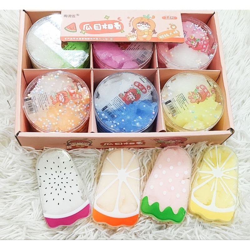 💖พร้อมส่ง💖ใน🇹🇭สไลม์สายไหม นุ่มนิ่มยืดหยุ่นฟูฟ่องนุ่มมือมาก สไลม์สายไหมไอติมนุ่มนิ่มมาก