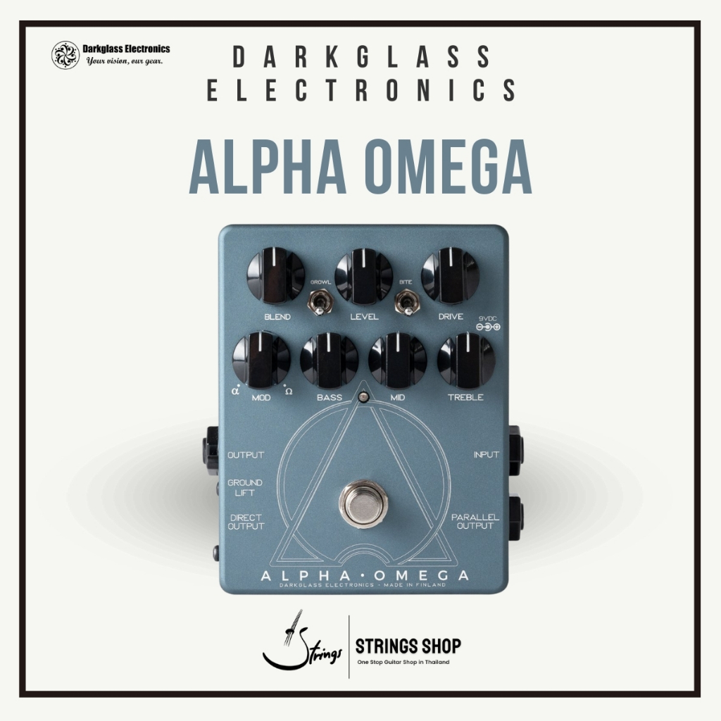 เอฟเฟคเบส Darkglass Alpha Omega Dual Distortion Bass Pedal