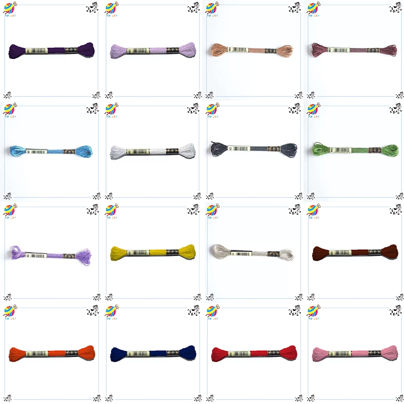 ไหมปัก ด้ายปัก ปักมือ ปักครอสติช 10สี (พร้อมส่งค่ะ)