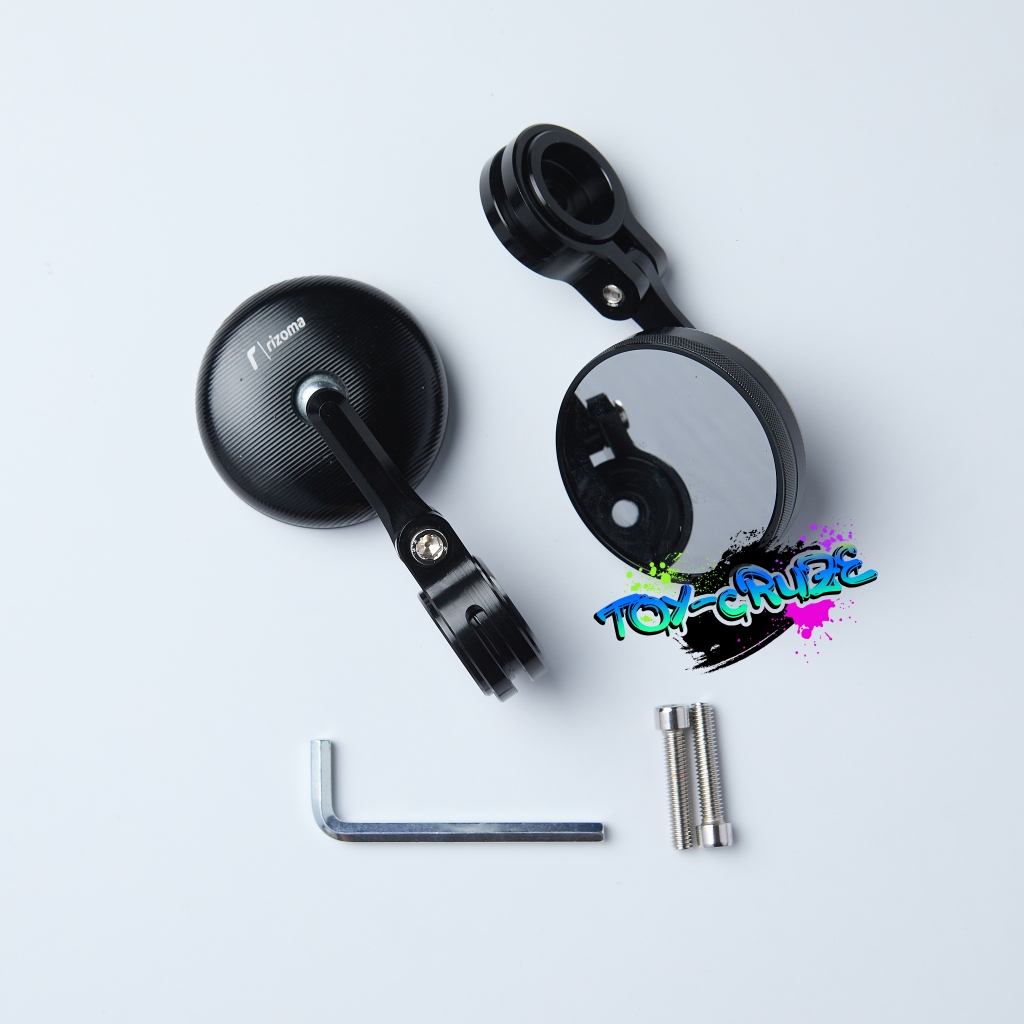 🔥พร้อมส่ง🔥 กระจกปลายแฮนด์ Rizoma RZM Mini  งาน CNC สำหรับ Giorno แบบครอบแฮนด์