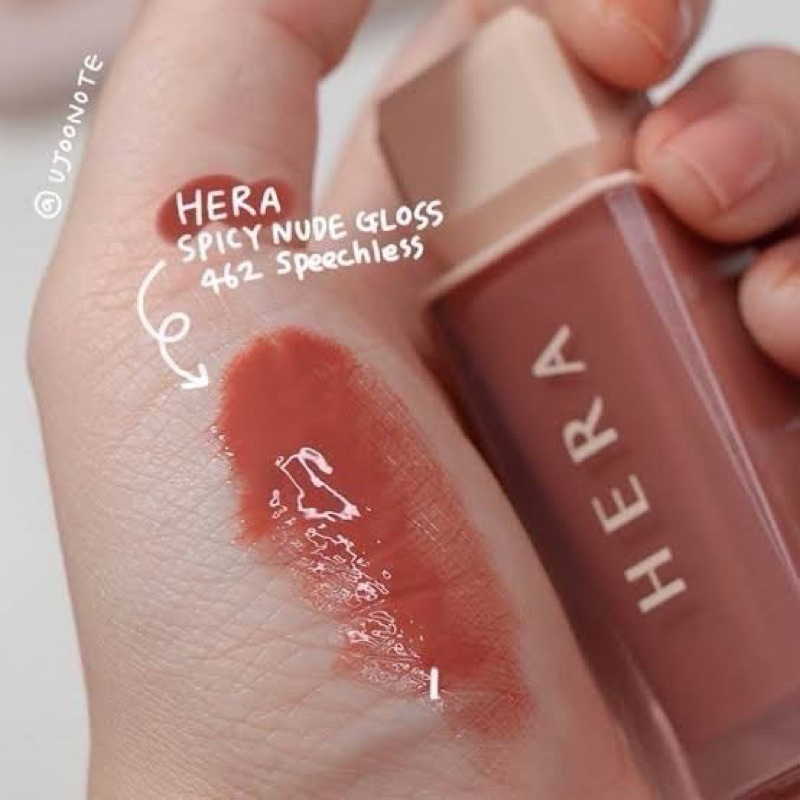 👄 ลิปกลอส Hera Sensual Nude Gloss mini 3ml