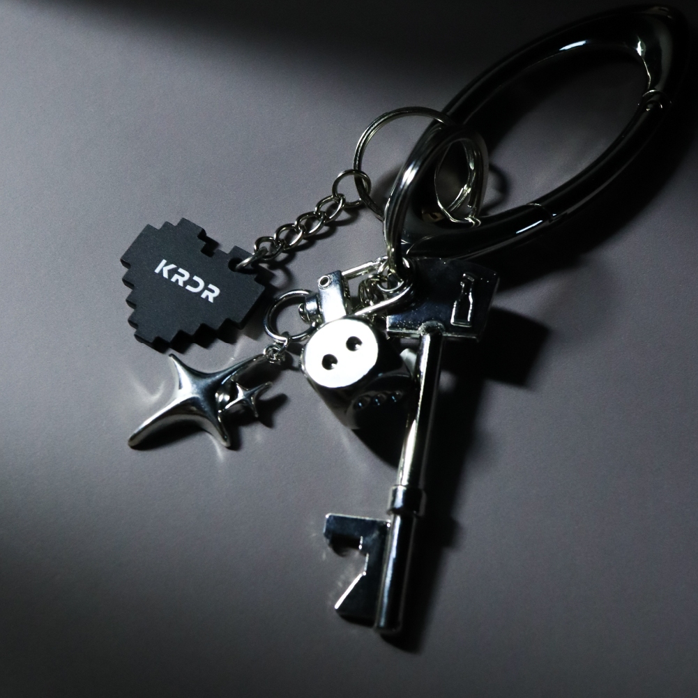 Oval Keychain KRDR พวงกุญแจโลหะ