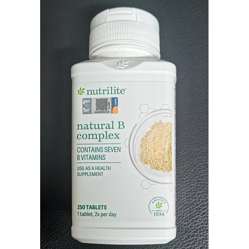 นิวทริไลท์ เนเชอรัล บี คอมเพล็กซ์ 250 เม็ด Nutrilite Natural B Complex 250 tablets