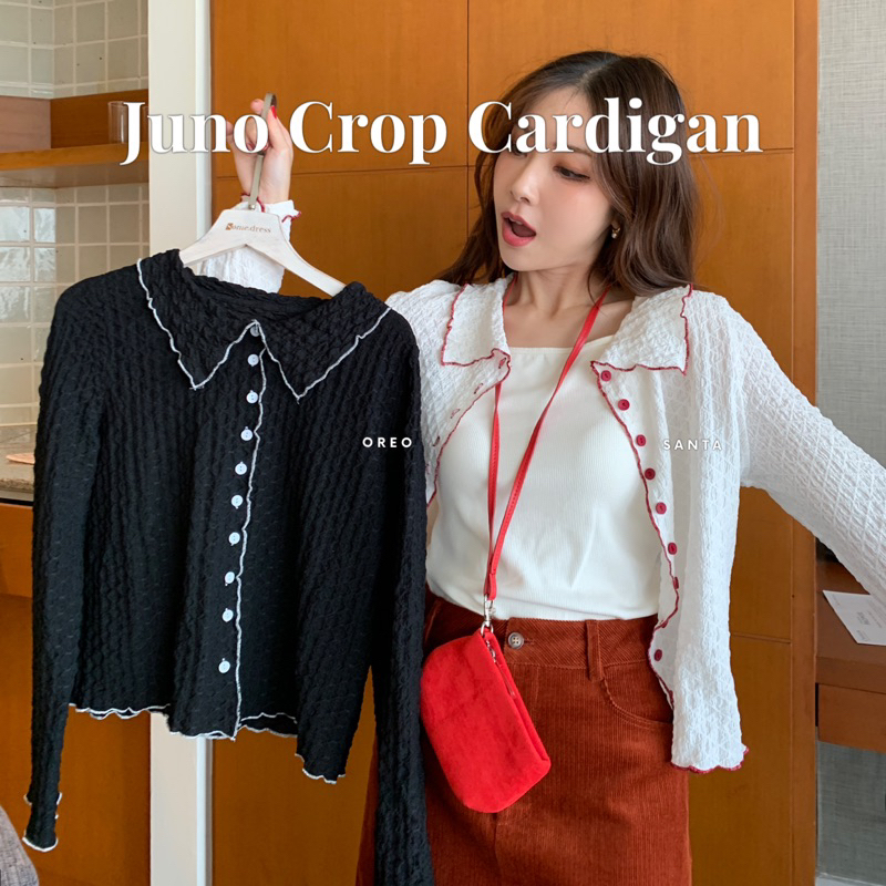 SOMEDRESS | Juno Crop Cardigan เสื้อครอปแขนยาวผ้าบาง