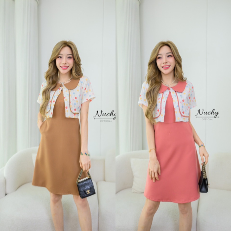 Dress By Papid เดรสทำงาน เดรสแฟชั่น รหัส500