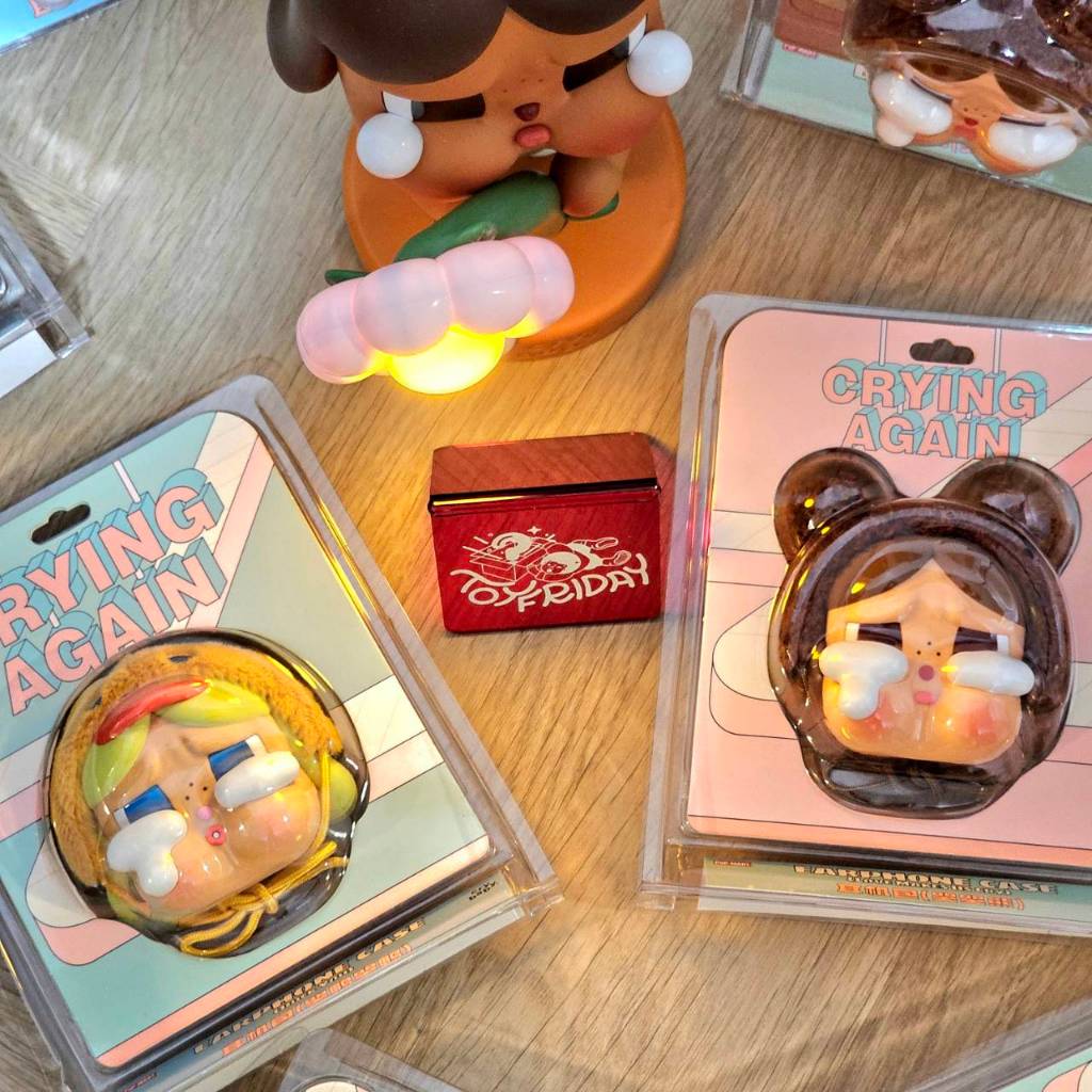 🇹🇭ใช้โค้ดลดได้ค่ะ พร้อมส่ง พวงกุญแจpopmart crybaby crying again duck you เคสเป็ด - รูปที่ 6