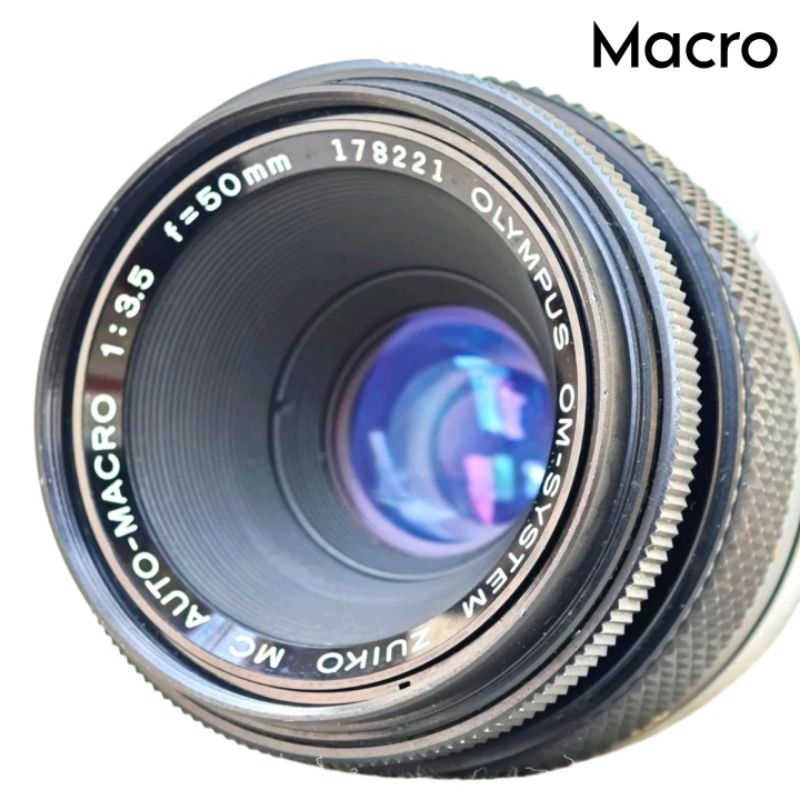 เลนส์มือหมุน Olympus MC Zuiko 50mm f3.5 (22) Mount Om