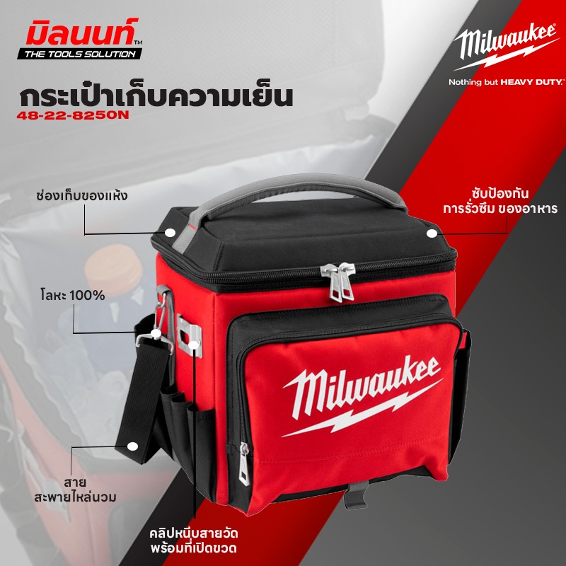 Milwaukee - 48-22-8250N กระเป๋าเก็บความเย็น