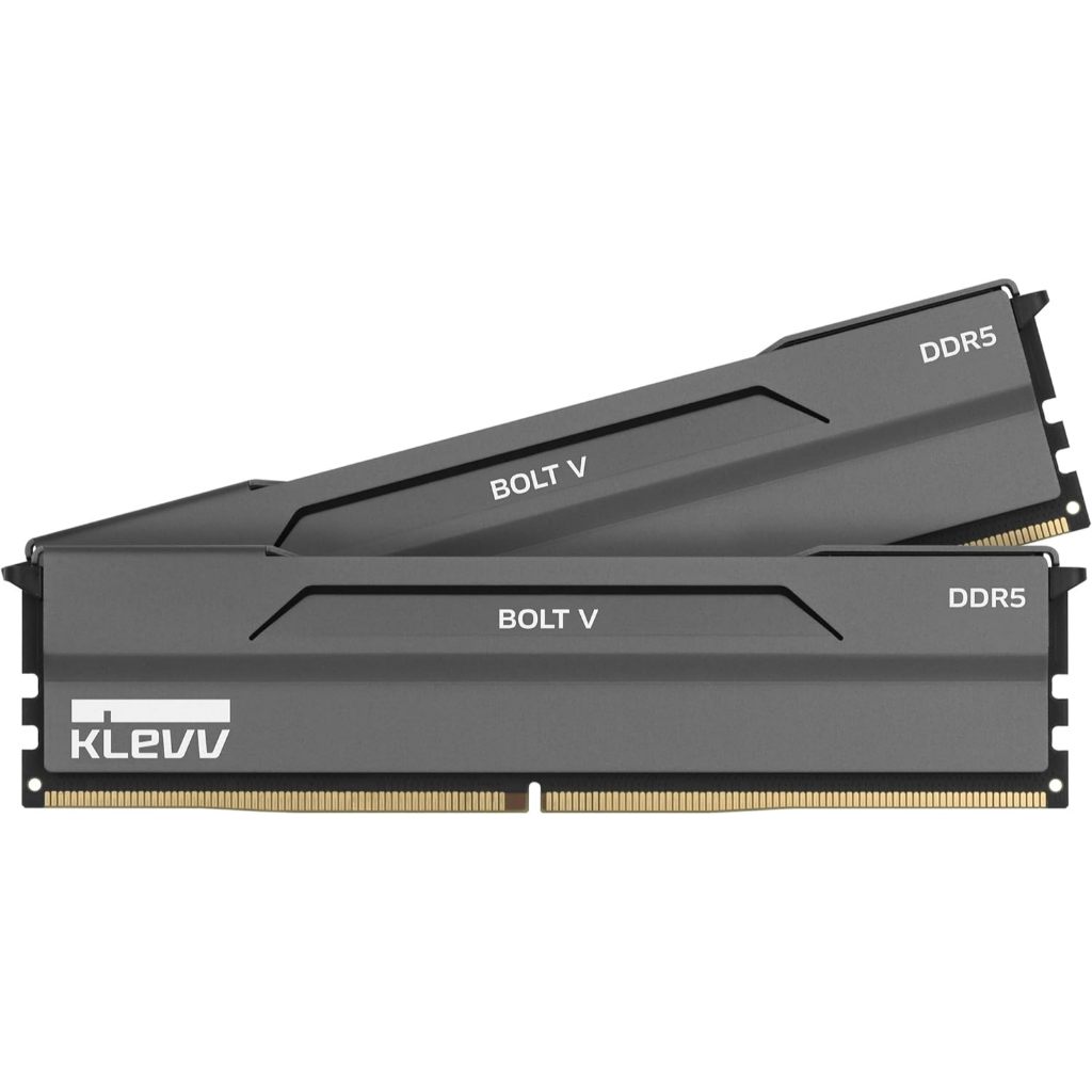 32GB (16GBx2) DDR5 6400MHz RAM (แรมพีซี) KLEVV BOLT V (KD5AGUA80-64B300H)