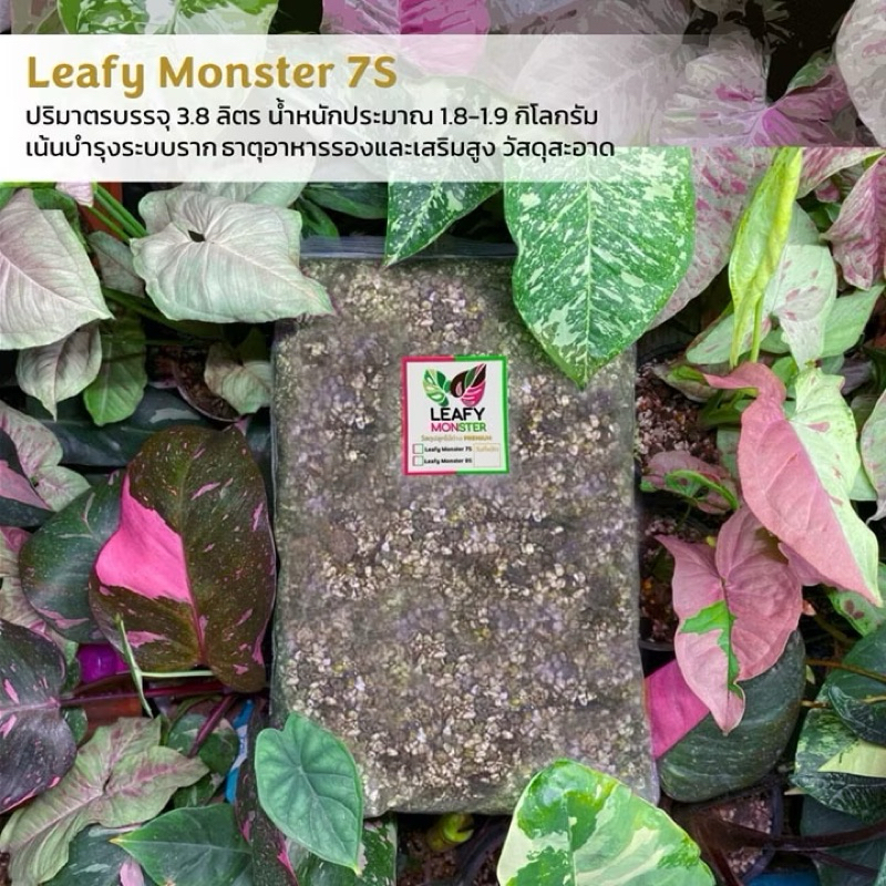 Leafy Monster 7S ดินปลูกต้นไม้ระดับ Premium 4.2 ลิตร
