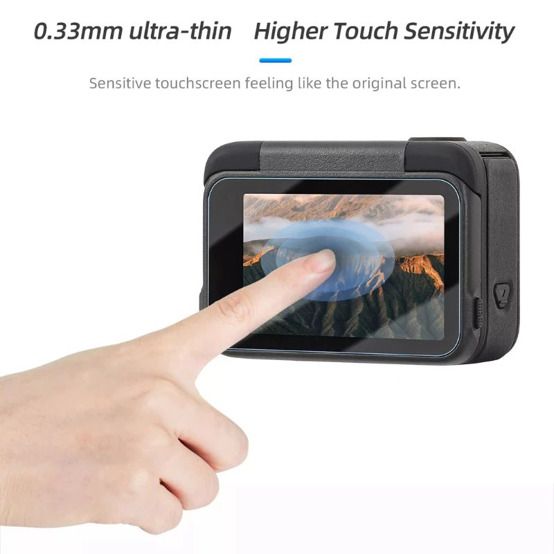 Telesin Insta360 Ace Pro 2 ฟิล์มกระจกกันรอย Tempered Film Kit thumbnail 4