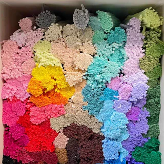 จัดส่งภายใน 24 ชั่วโมง(100pcs) ลวดกำมะหยี่ DIY แยกสี สร้างสรรค์งานประดิษฐ์ต่างๆ สำหรับงานฝีมือ สีสันสดใส สินค้าขายดี