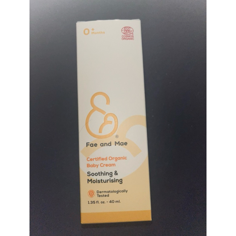 Fae&Mae Organic (มีของแถมให้) baby cream (เฟแอนด์เม fae and mae) ครีมทาผดผื่นสำหรับเด็ก ใช้ได้ตั้งแต