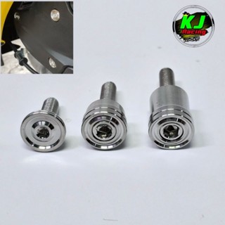 ชุดน็อตฝาครอบแคร้งหน้า Giorno งานสแตนเลสเฮงสกรู