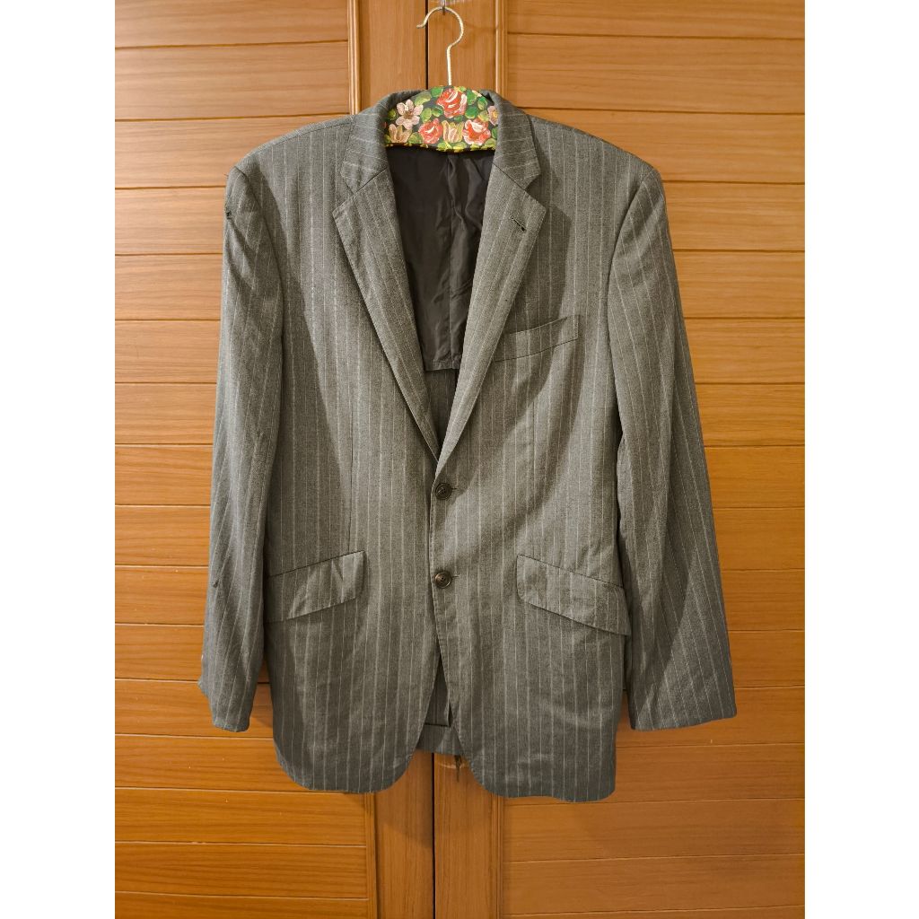 Paul Smith LONDON X Ing.Loro Piana&C. Gray Blazer Size L**ตำหนิ