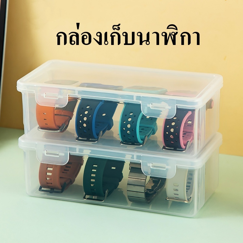 กล่องเก็บนาฬิกา, พกพาสะดวกสำหรับการเดินทาง, สีใส, วัสดุ PP, ใช้สำหรับใส่นาฬิกาและเครื่องประดับ, มาพร้อมฝาปิด
