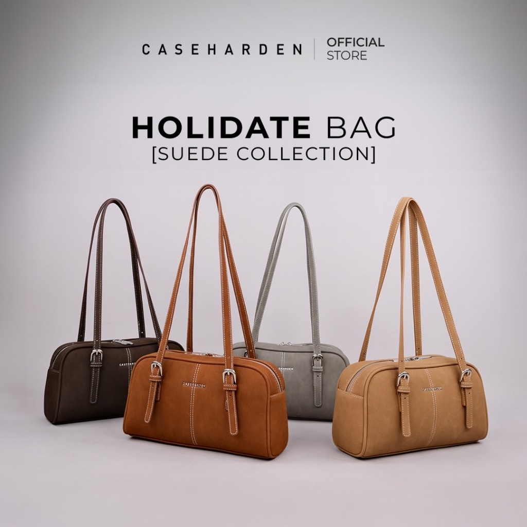 [มีส่งทันที] Caseharden Holidate Suede Bag กระเป๋าสะพายทรงหมอนใบใหญ่