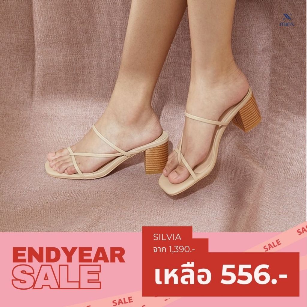 Minx รุ่น silvia รองเท้าส้นสูง 2 นิ้ว