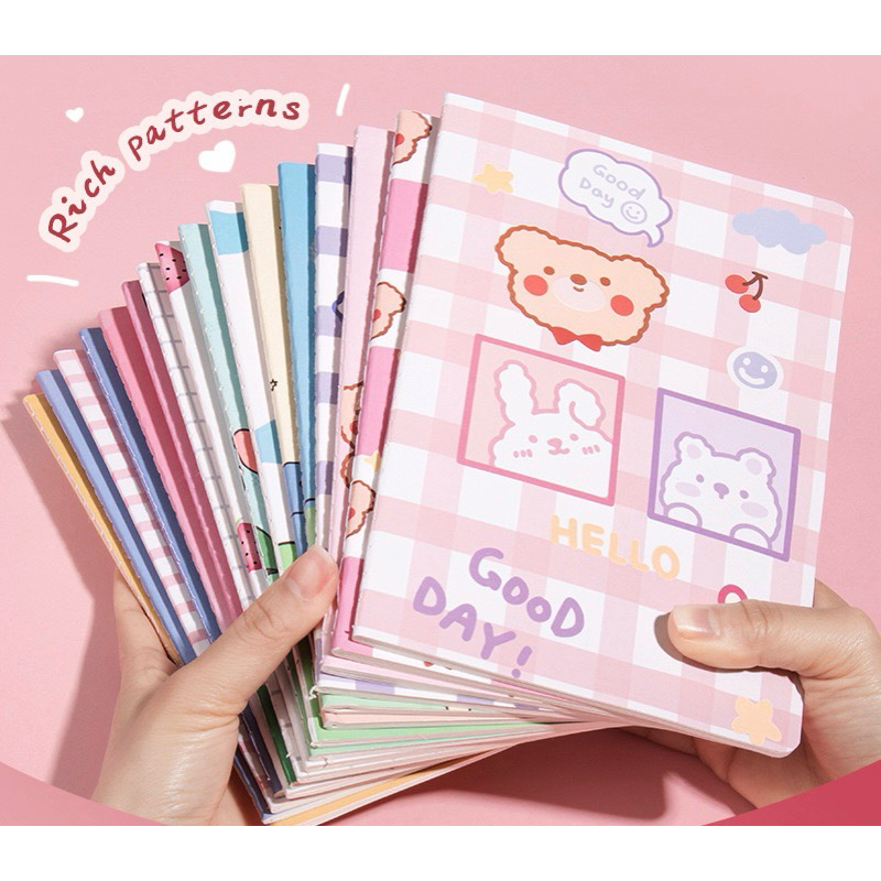 สมุดจดบันทึก มีเส้น (แบบคละ) A5 สมุดโน๊ต ไดอารี่ สมุดมีเส้น สมุดการ์ตูน เครื่องเขียน อุปกรณ์การเรียน เนื้อกระดาษดี - รูปที่ 4