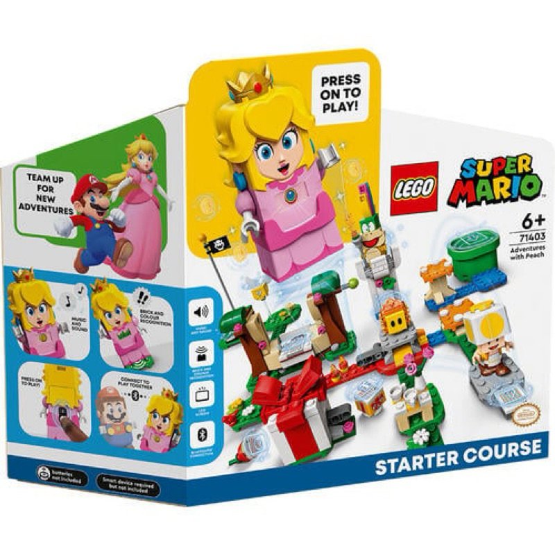 เลโก้ LEGO Super Mario 71403 Adventures with Peach มือหนึ่งกล่องสวยของแท้ 100% พร้อมส่ง